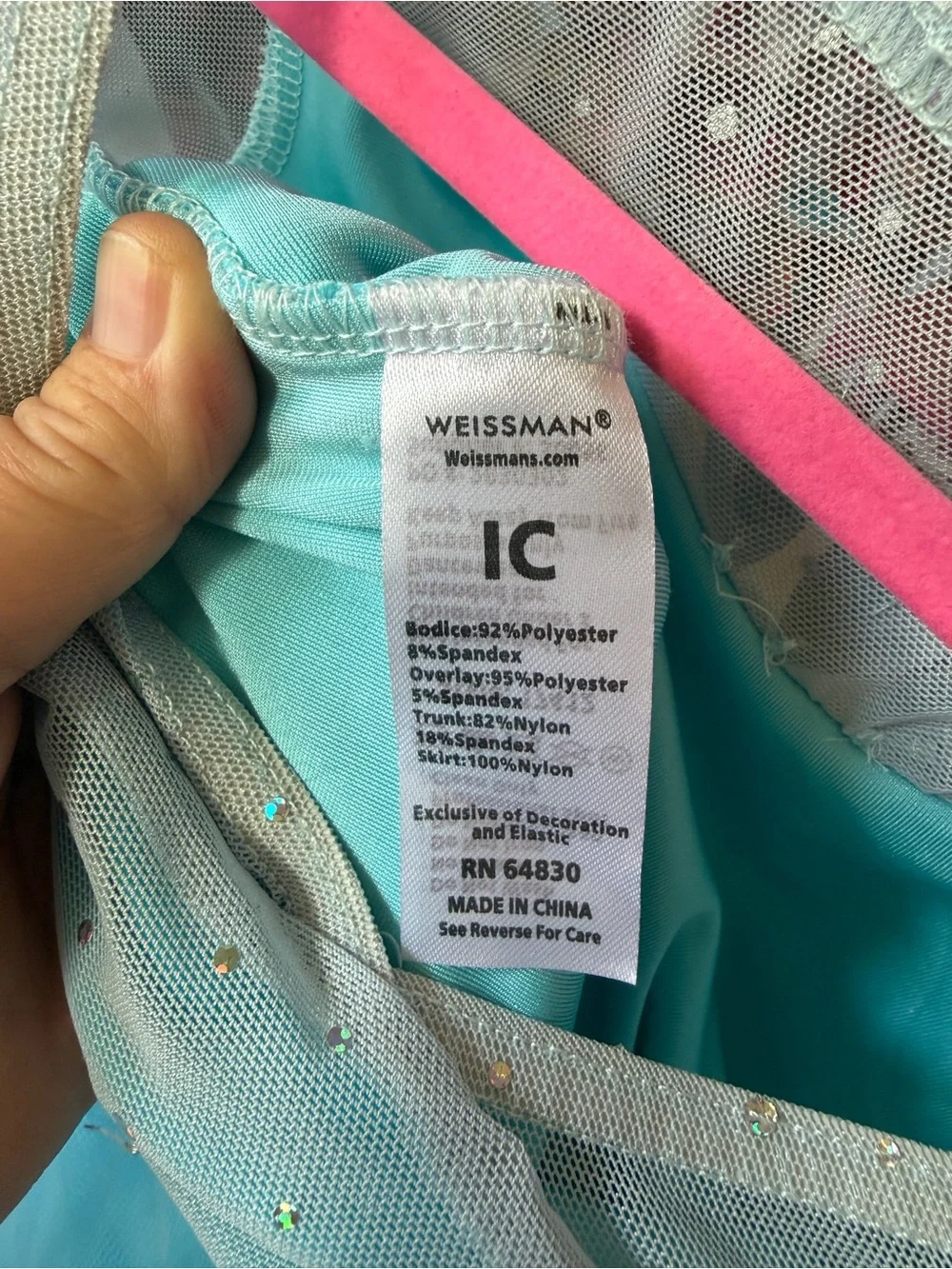 Weissman Blue Sparkle Snowflake Tutu Dress